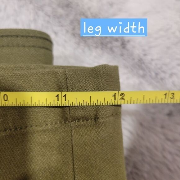 Ava & Viv High Rise Wide-leg crop pants, green size 17, NWT - Picture 11 of 11